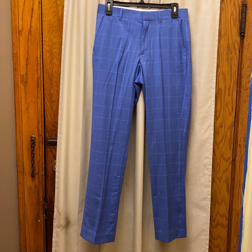 Tommy Hilfiger Flex Blue Pinstripe size 18 dress/casual pants for young men 💙